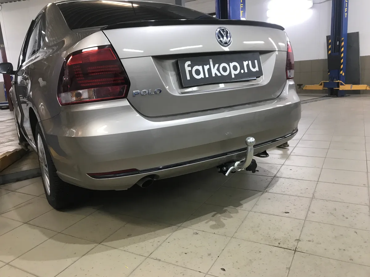 Фаркоп Лидер Плюс для Volkswagen Polo (седан) 2010-2020 V125-BA в Красноярск Фаркоп Лидер Плюс для Volkswagen Polo (седан) 2010-2020 V125-BA в Красноярск