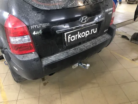 Фаркоп Лидер Плюс для Hyundai Tucson 2004-2010 H204-BA в Красноярск