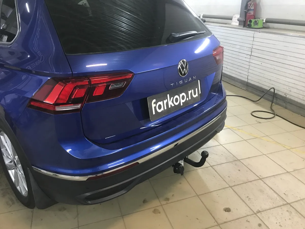 Фаркоп Лидер Плюс для Volkswagen Tiguan 2017- V123-A в Красноярск