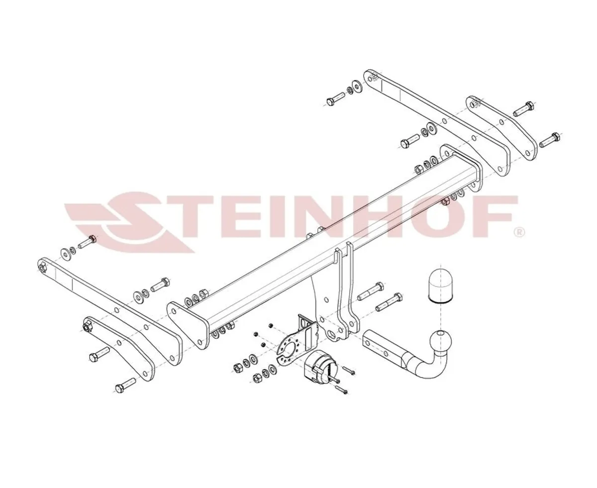 Фаркоп Steinhof для Audi Q5 2026- A-111 в Красноярск Фаркоп Steinhof для Audi Q5 2026- A-111 в Красноярск