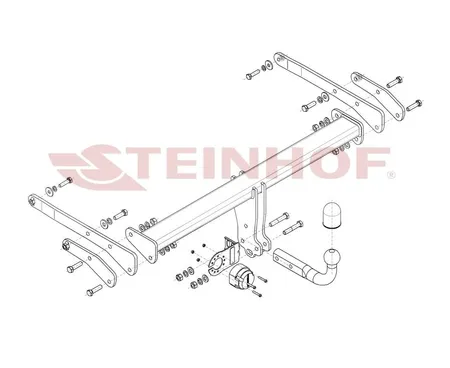 Фаркоп Steinhof для Audi Q5 2026- A-111 в Красноярск