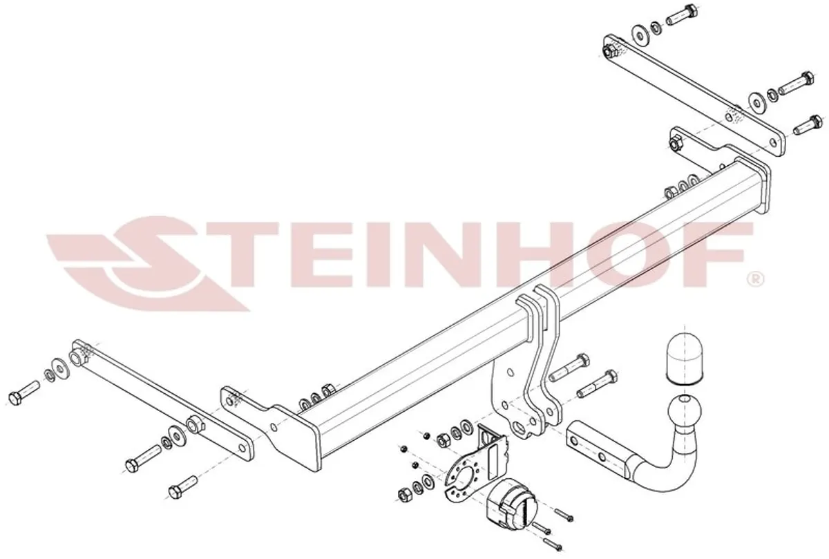 Фаркоп Steinhof для Mazda 3 (седан) 2019- Арт. M-061 M-061 в Красноярск Фаркоп Steinhof для Mazda 3 (седан) 2019- Арт. M-061 M-061 в Красноярск