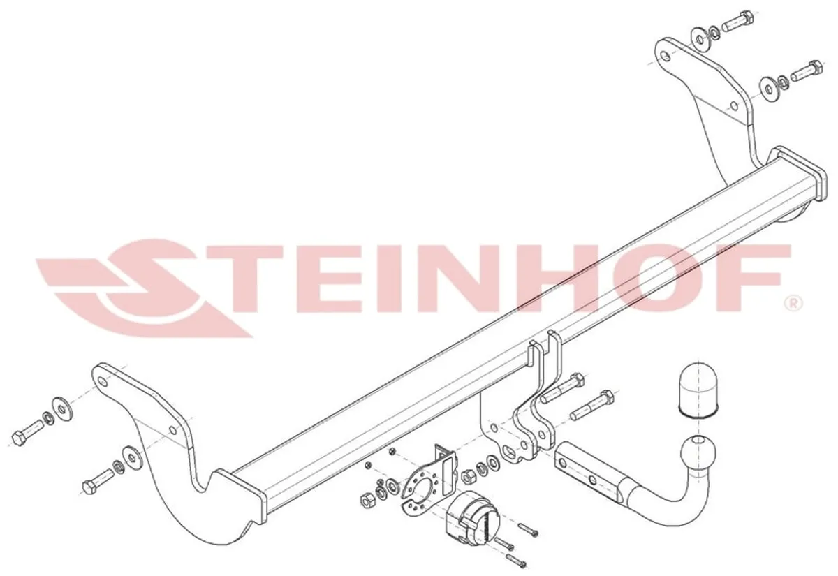 Фаркоп Steinhof для Lexus RX 2022- Арт. L-175 L-175 в Красноярск