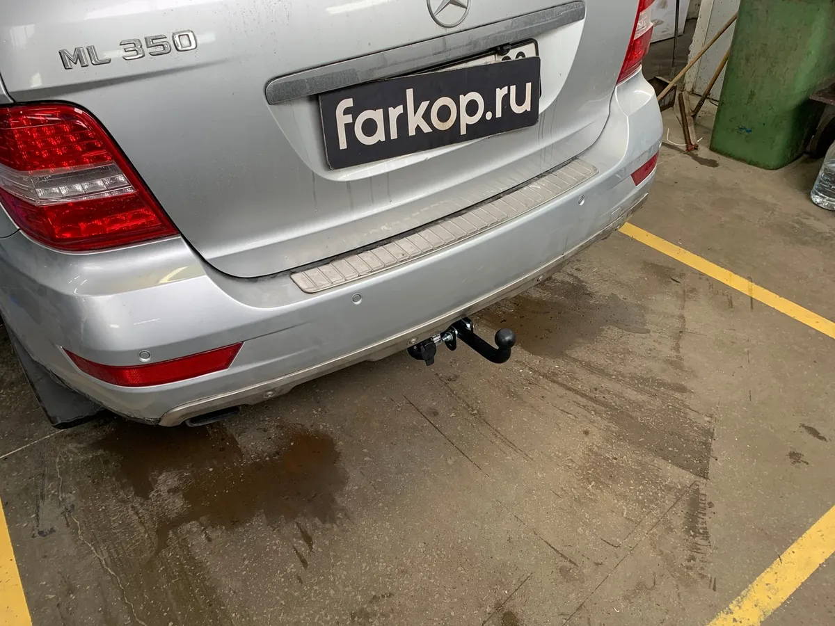 Фаркоп Лидер Плюс для Mercedes M-class 2005-2011 M205-A в Красноярск Фаркоп Лидер Плюс для Mercedes M-class 2005-2011 M205-A в Красноярск