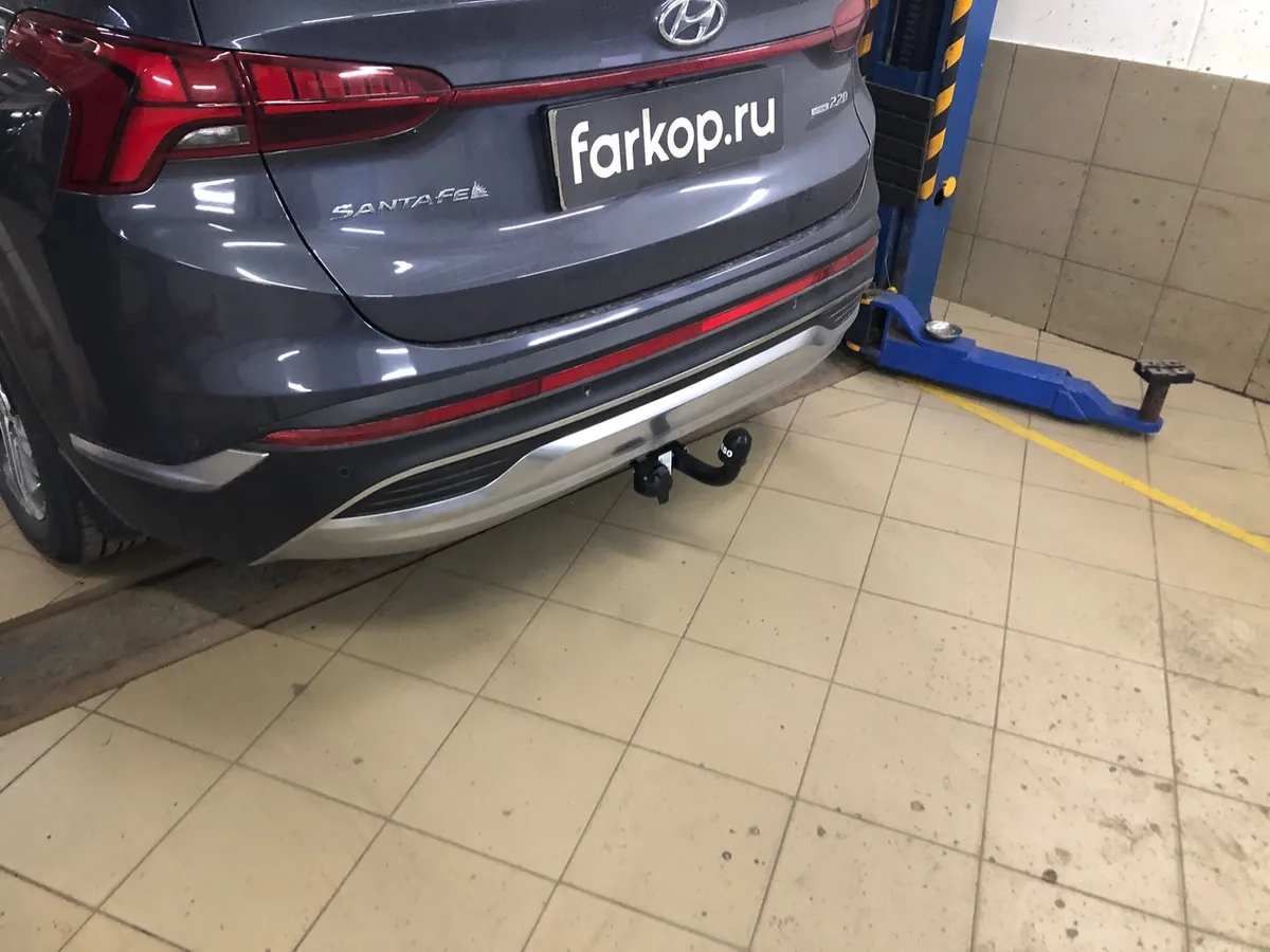 Фаркоп Oris для Hyundai Santa Fe 2020-2024 6768-A в Красноярск