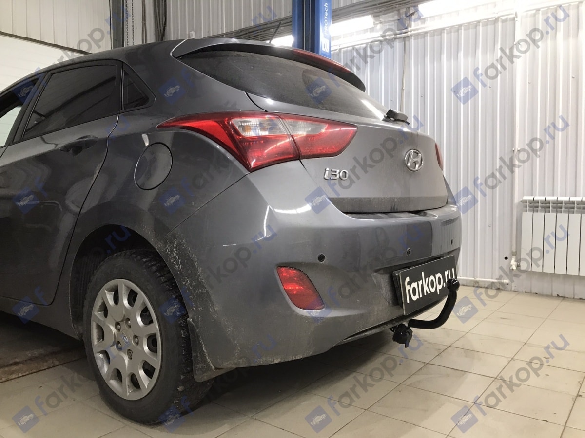 Установили фаркоп Лидер Плюс для Hyundai i30 (хетчбэк) 2011-2017 г.в.
