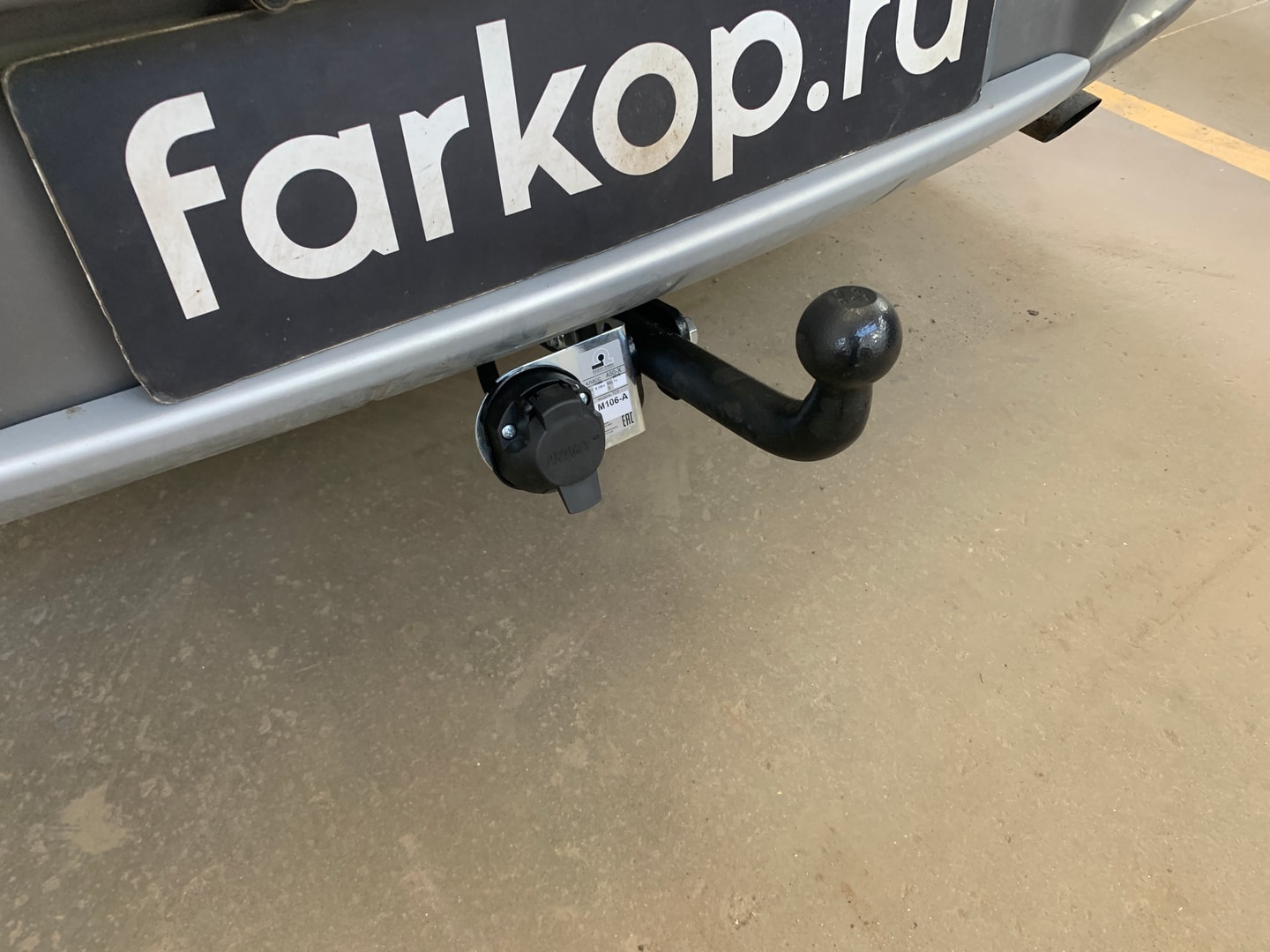 Установили фаркоп Лидер Плюс для Mitsubishi Outlander 2003-2006 г. в.